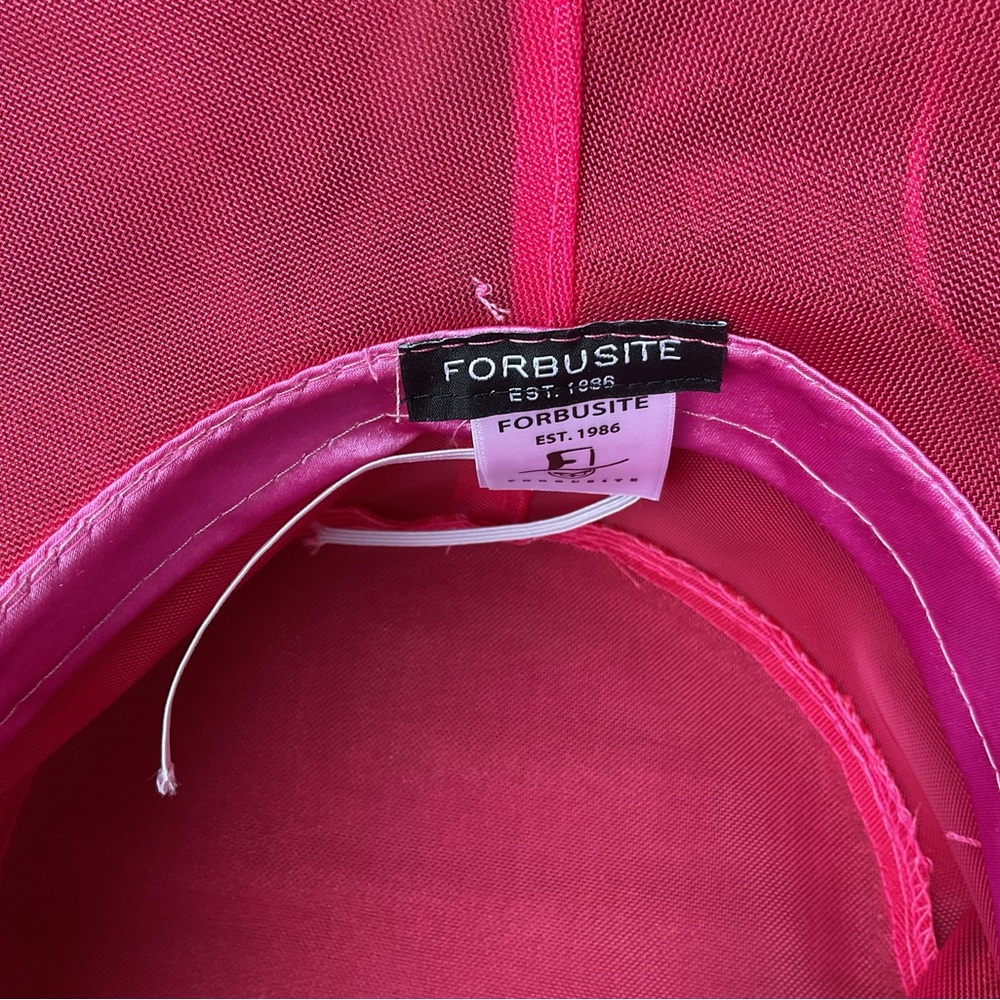 Forbusite Women’s Two-Toned Hot Pink Hat / Excellent Condition - Like New / OS - Picture 6 of 6